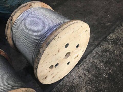 ASTM A 475 Galvanized Stranded Steel Messenger Cable With Abrasion Resistance